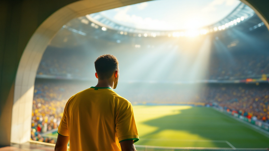 Gráfico de dados original da Golmetria sobre resultado de Brasil na Copa do Mundo, em estilo premium de jornalismo de dados; sem fotos reais, sem semelhança de pessoas reais e sem escudos.